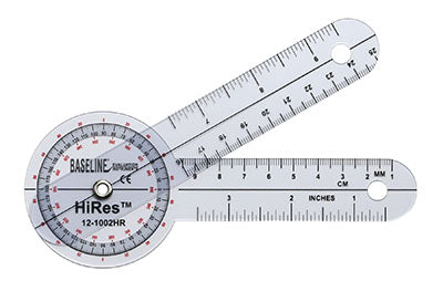 Baseline® 360º Hi-Res Plastic Goniometers