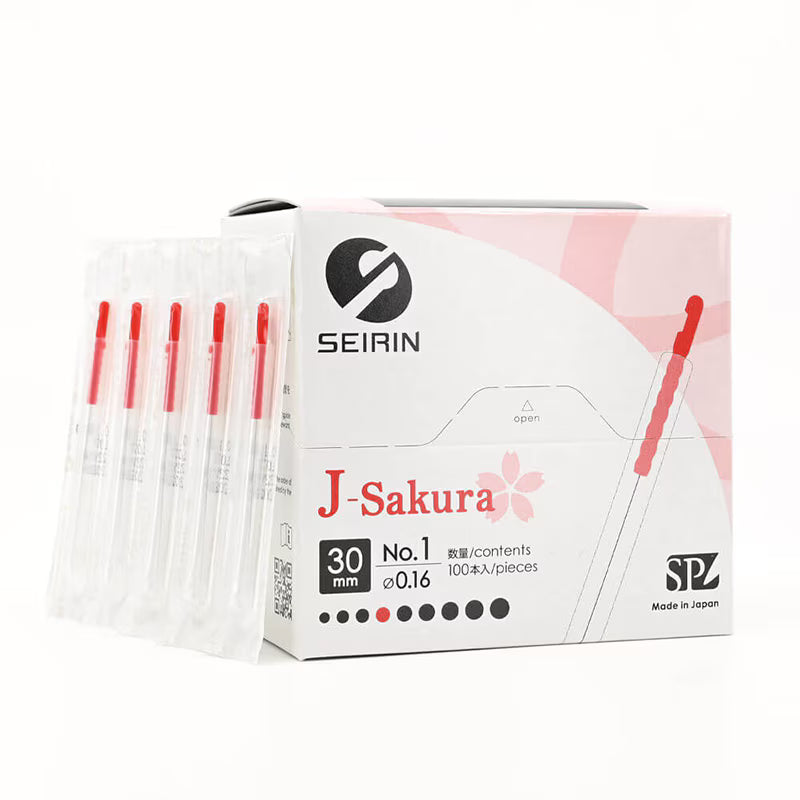 Seirin J-Type Needles (100/Box)