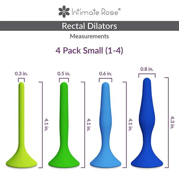 Intimate Rose® Vaginal Rectal Dilators (Sets of 4)