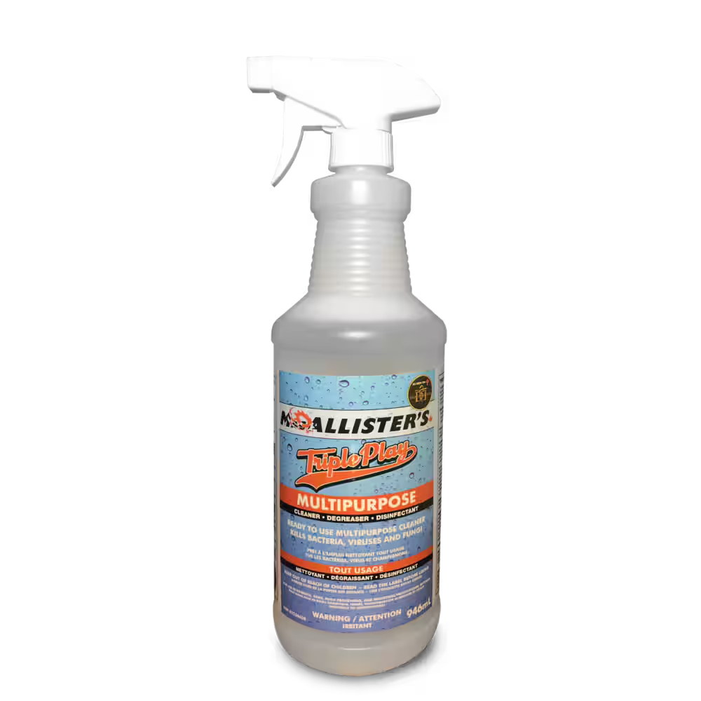 MacAllister’s Triple Play Multi-Purpose Cleaner & Degreaser Disinfectant Spray
