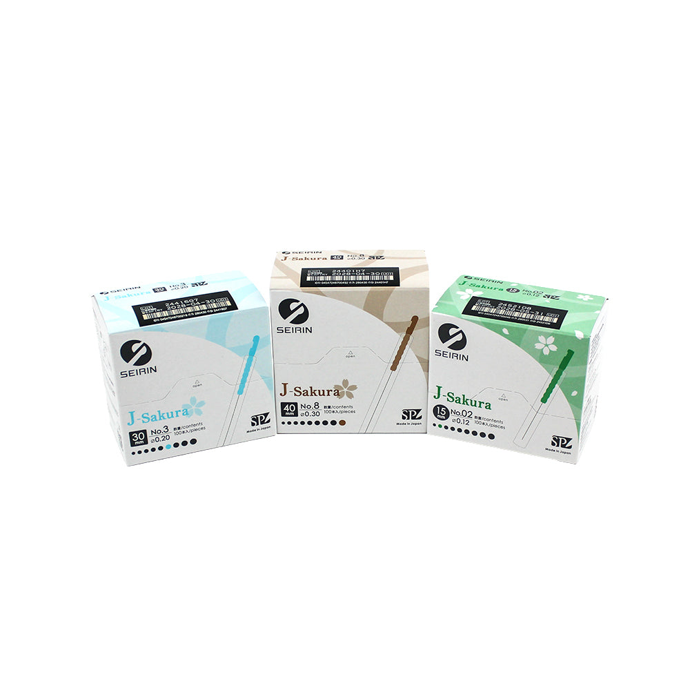 Seirin J-Type Needles (100/Box)