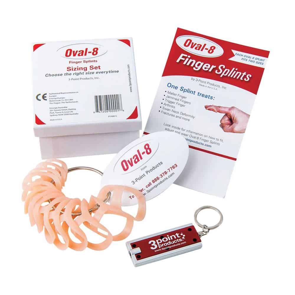Oval-8 Finger Splint Sizing Set
