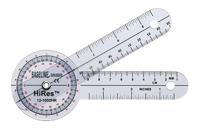 Baseline® 360º Hi-Res Plastic Goniometers