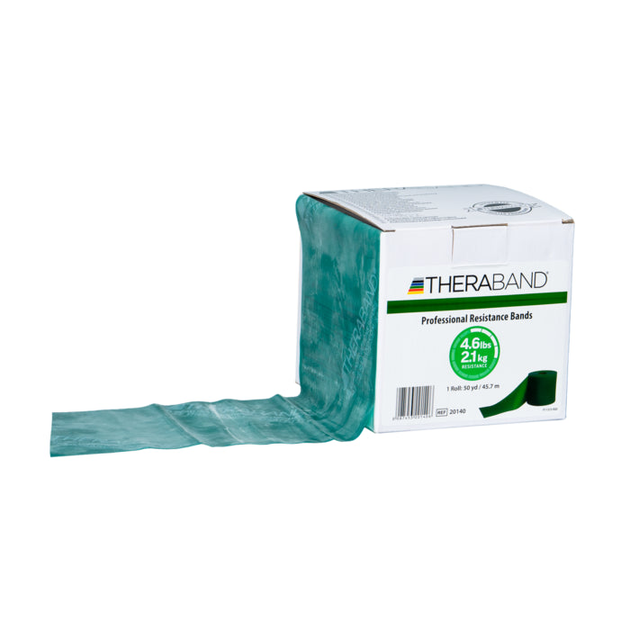 Rotolo Elastico Theraband 50 Yard – Resistenza Gialla E Marrone Chiaro – Lattice Professionale
