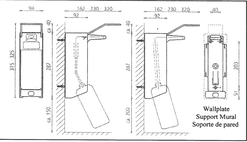 T26 Soap & Disinfectant Dispenser