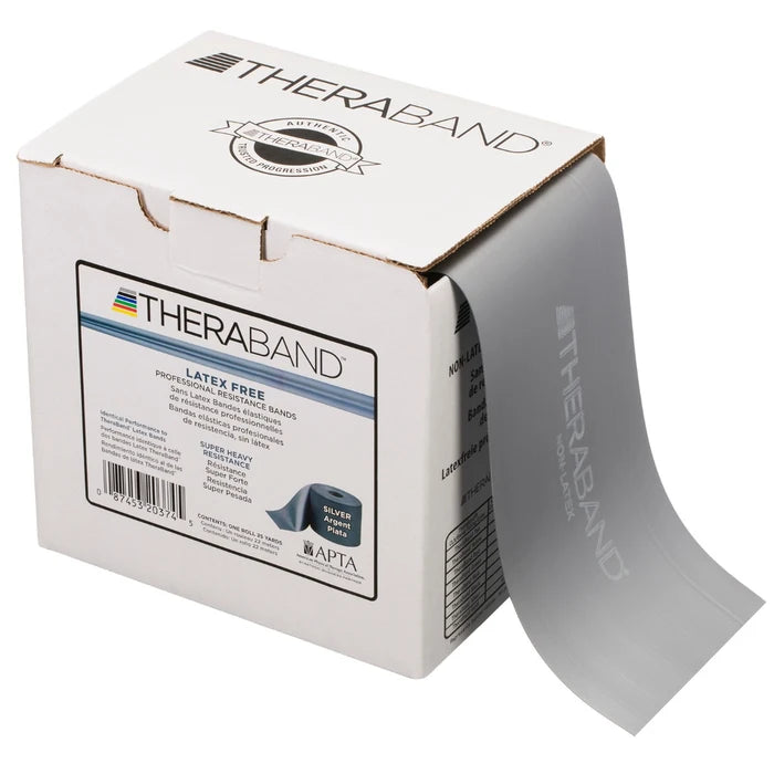 TheraBand® Resistance Bands, Latex Free (25 Yard Roll)