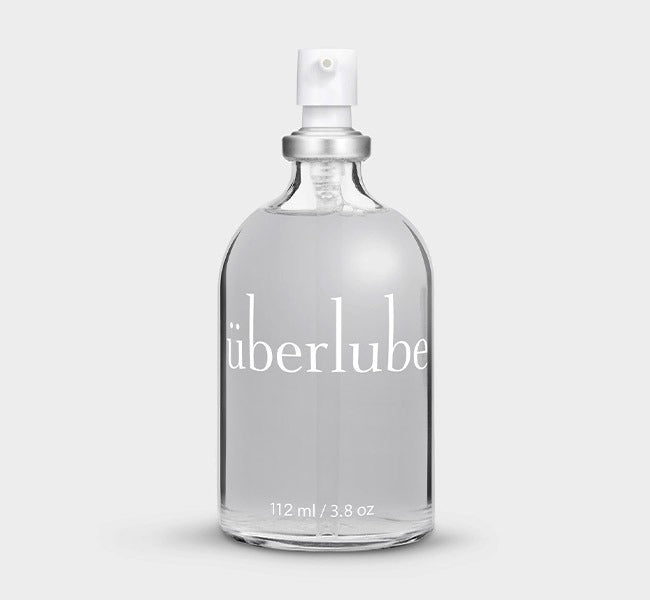 Überlube 112 ml silicone lubricant glass pump bottle