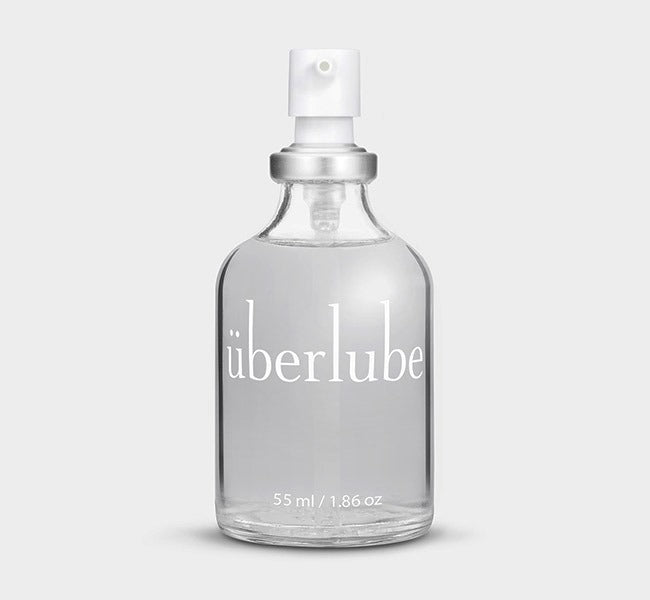 Überlube 55 ml silicone lubricant glass pump bottle