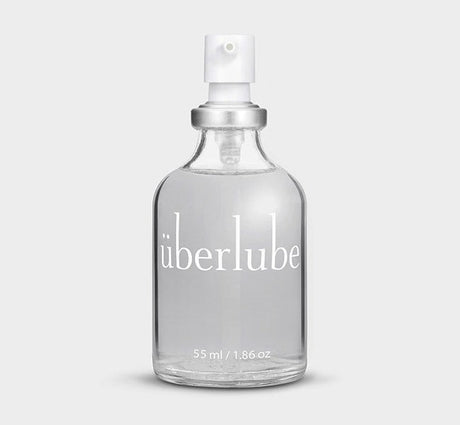 Überlube 55 ml silicone lubricant glass pump bottle